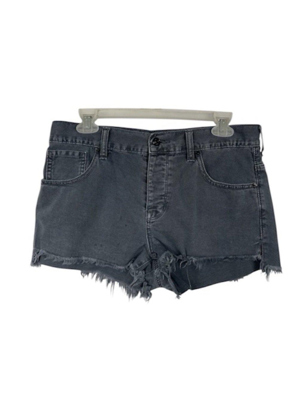 Brandy Melville Jorts Shorts OS Faded Gray Cut-Off Festival Neutral Minimal Prep